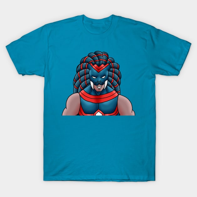 SUPER HERO LEOMAN (HEAD) T-Shirt by MIZART